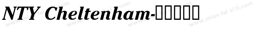 NTY Cheltenham字体转换